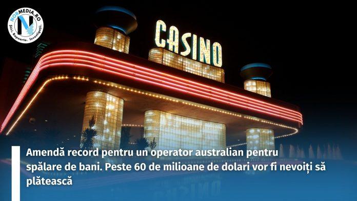 Amendă record pentru un operator australian pentru spălare de bani. Peste 60 de milioane de dolari vor fi nevoiți să plătească