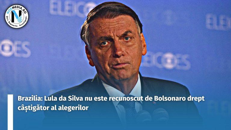 Brazilia: Lula da Silva nu este recunoscut de Bolsonaro drept câștigător al alegerilor