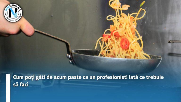 Cum poți găti de acum paste ca un profesionist! Iată ce trebuie să faci
