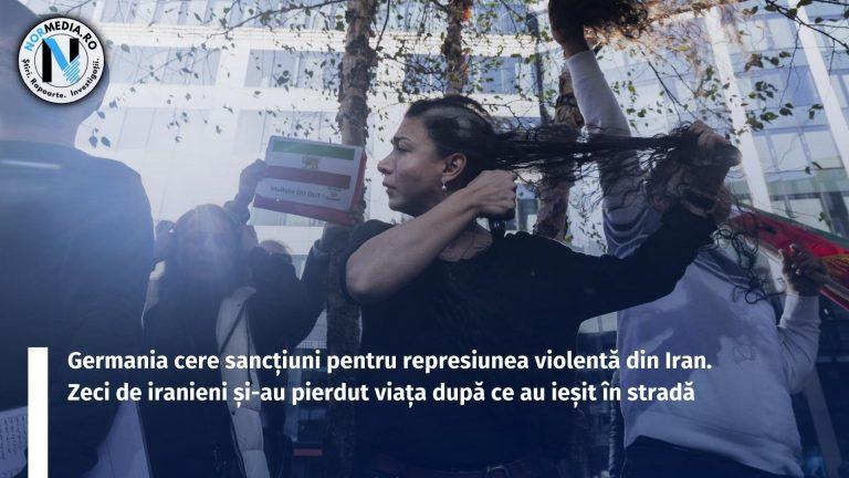 Germania cere sancțiuni pentru represiunea violentă din Iran. Zeci de iranieni și-au pierdut viața după ce au ieșit în stradă