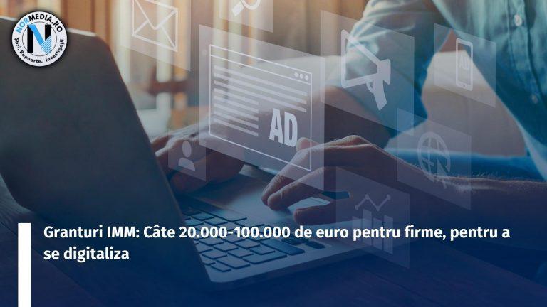 Granturi IMM: Câte 20.000-100.000 de euro pentru firme, pentru a se digitaliza