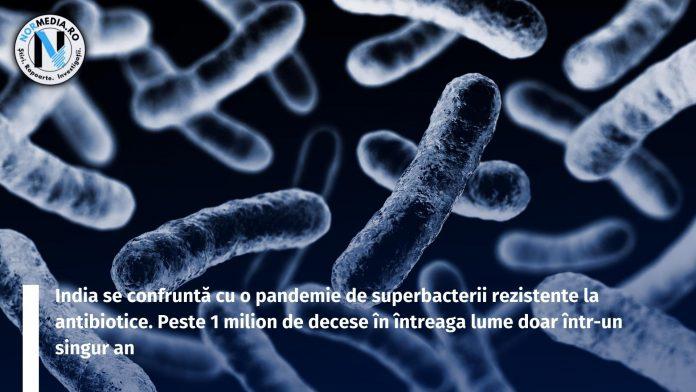 India se confruntă cu o pandemie de superbacterii rezistente la antibiotice
