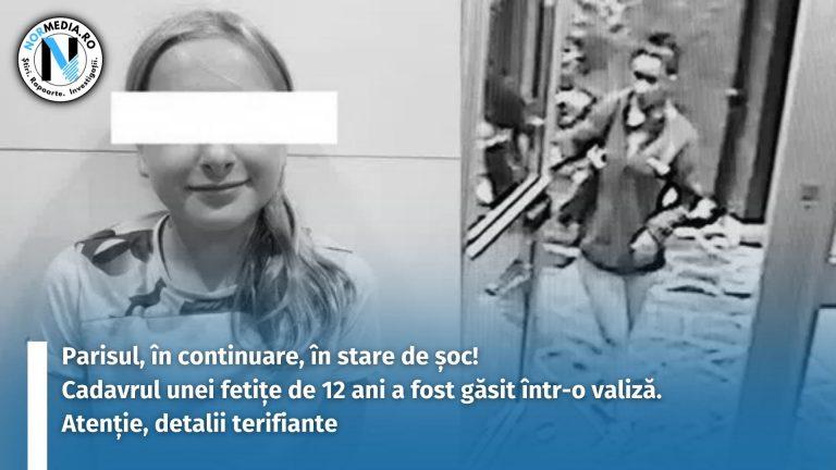Parisul, în continuare, în stare de șoc! Cadavrul unei fetițe de 12 ani a fost găsit într-o valiză. Atenție, detalii terifiante