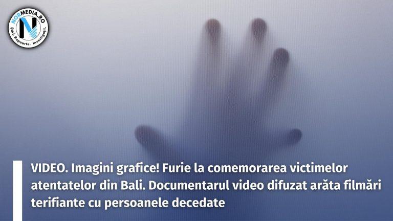 VIDEO. Imagini grafice! Furie la comemorarea victimelor atentatelor din Bali. Documentarul video difuzat arăta filmări terifiante cu persoanele decedate