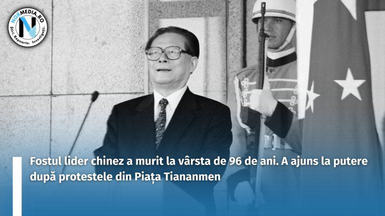 Fostul lider chinez a murit la vârsta de 96 de ani. A ajuns la putere după protestele din Piața Tiananmen