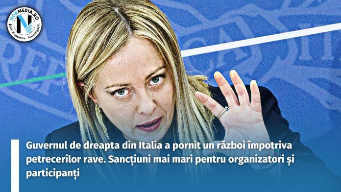 Guvernul de dreapta din Italia a pornit un război împotriva petrecerilor rave. Sancțiuni mai mari pentru organizatori și participanți