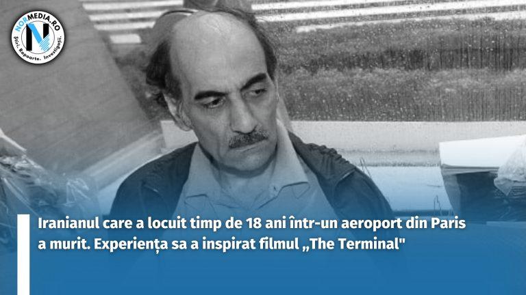 Iranianul care a locuit timp de 18 ani într-un aeroport din Paris a murit. Experiența sa a inspirat filmul ,,The Terminal”
