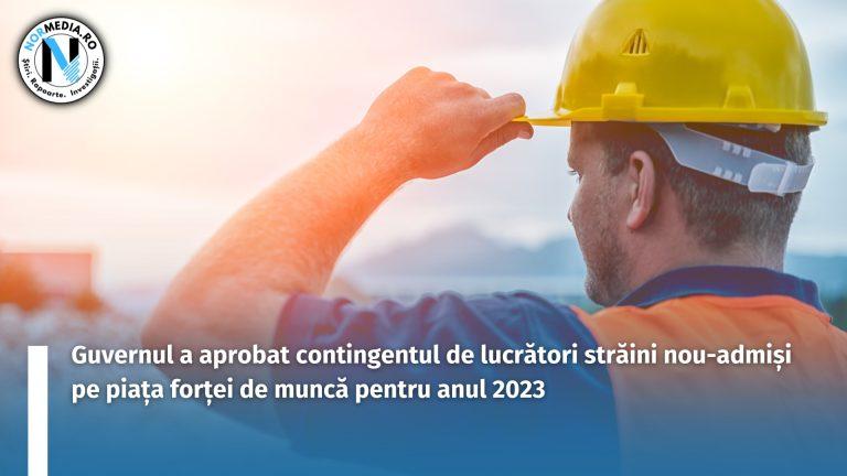 Guvernul a aprobat contingentul de lucrători străini nou-admiși pe piața forței de muncă pentru anul 2023