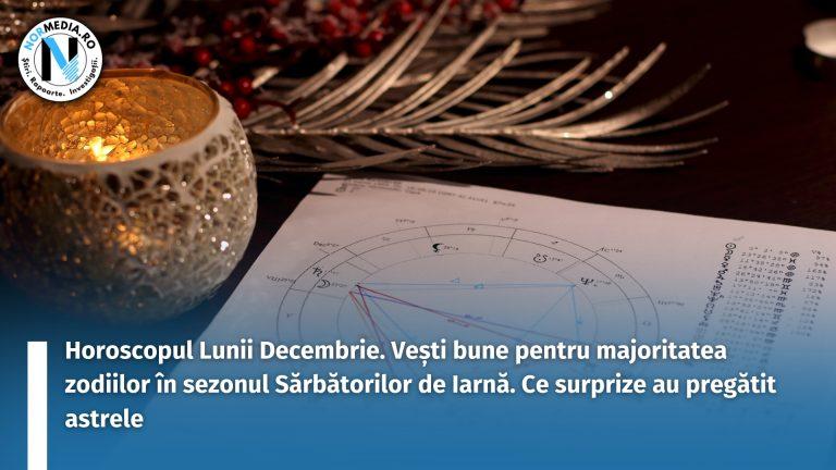 Horoscopul Lunii Decembrie. Vești bune pentru majoritatea zodiilor în sezonul Sărbătorilor de Iarnă. Ce surprize au pregătit astrele