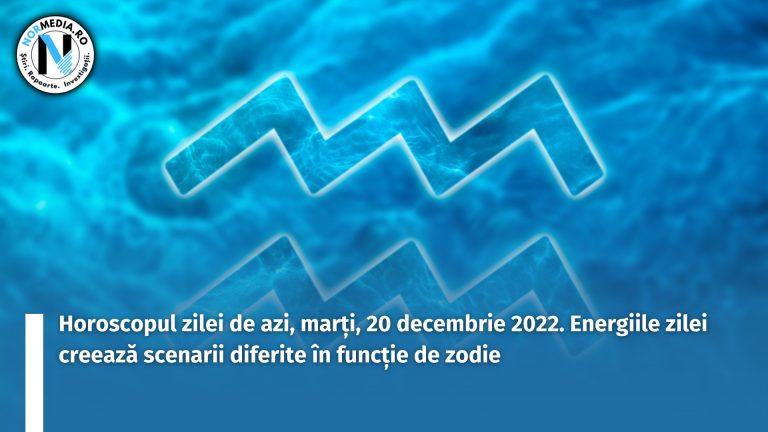 Horoscopul zilei de azi, marți, 20 decembrie 2022. Energiile zilei creează scenarii diferite în funcție de zodie