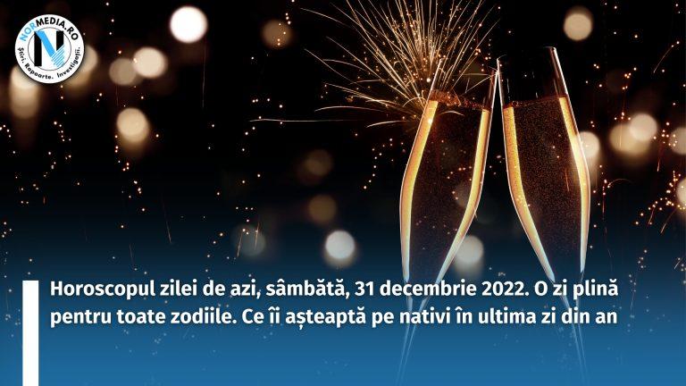 Horoscopul zilei de azi, sâmbătă, 31 decembrie 2022. O zi plină pentru toate zodiile. Ce îi așteaptă pe nativi în ultima zi din an