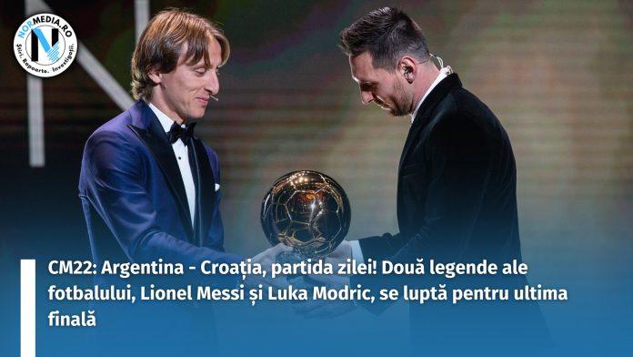 Lionel Messi și Luka Modric