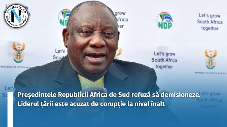 Cyril Ramaphosa, președintele Republicii Africa de Sud, refuză să demisioneze. Liderul țării este acuzat de corupție la nivel înalt
