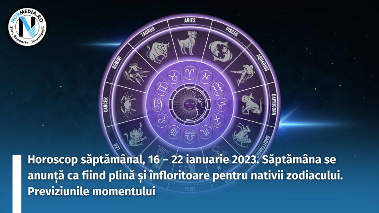 Horoscop săptămânal, 16 – 22 ianuarie 2023. Săptămâna se anunță ca fiind plină și înfloritoare pentru nativii zodiacului. Previziunile momentului