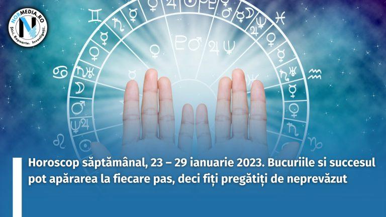 Horoscop săptămânal, 23 – 29 ianuarie 2023. Bucuriile și succesul pot apărarea la fiecare pas, deci fiți pregătiți de neprevăzut
