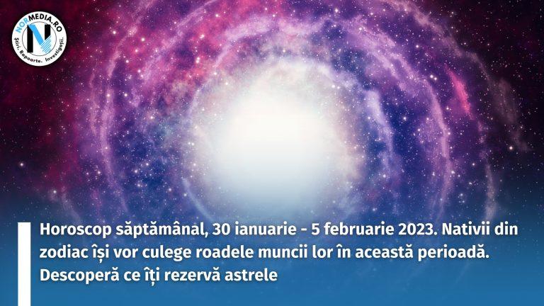 Horoscop săptămânal, 30 ianuarie – 5 februarie 2023. Nativii din zodiac își vor culege roadele muncii lor în această perioadă. Descoperă ce îți rezervă astrele
