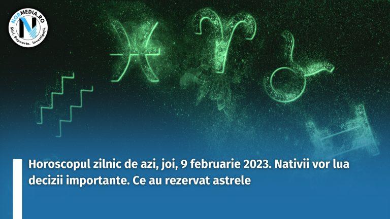 Horoscopul zilnic de azi, joi, 9 februarie 2023. Nativii vor lua decizii importante. Ce au rezervat astrele