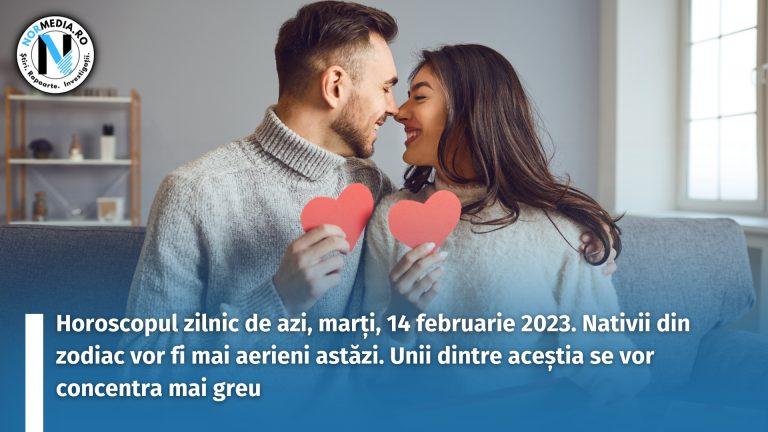 Horoscopul zilnic de azi, marți, 14 februarie 2023. Nativii din zodiac vor fi mai aerieni astăzi. Unii dintre aceștia se vor concentra mai greu