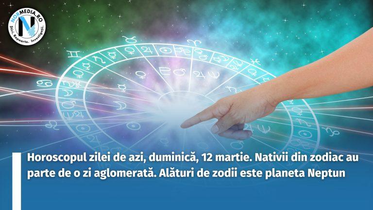 Horoscopul zilei de azi, duminică, 12 martie. Nativii din zodiac au parte de o zi aglomerată. Alături de zodii este planeta Neptun