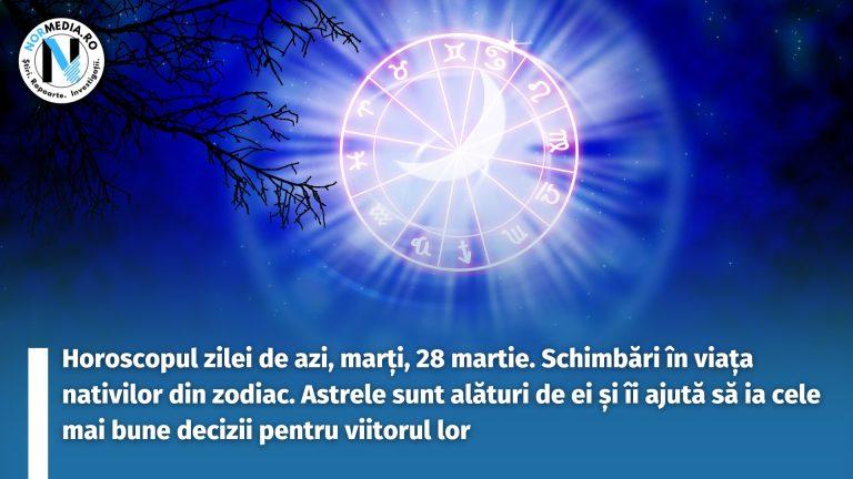 Horoscopul zilei de azi, marți, 28 martie. Schimbări în viața nativilor din zodiac. Astrele sunt alături de ei și îi ajută să ia cele mai bune decizii pentru viitorul lor