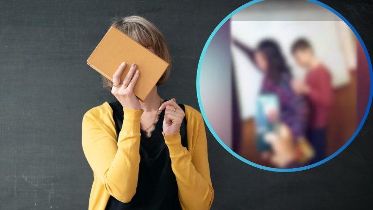 VIDEO. Scandal în învățământ! O profesoară de Limba Engleză, batjocorită de mai mulți elevi. Femeia este umilită în ultimul hal