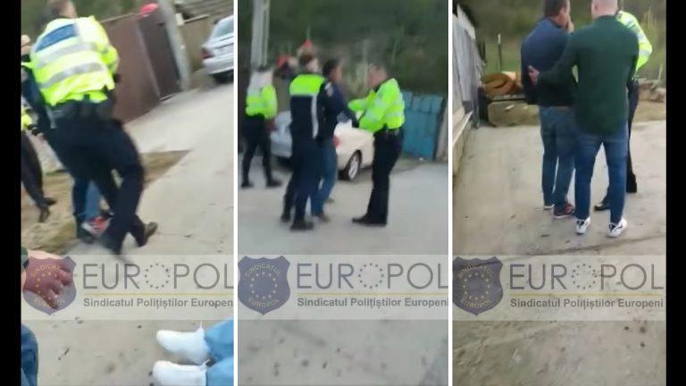 VIDEO. Intervenție în forță! Un șofer băut a refuzat să oprească la semnalele polițiștilor și a continuat drumul. Acesta a fost oprit de mai multe echipaje