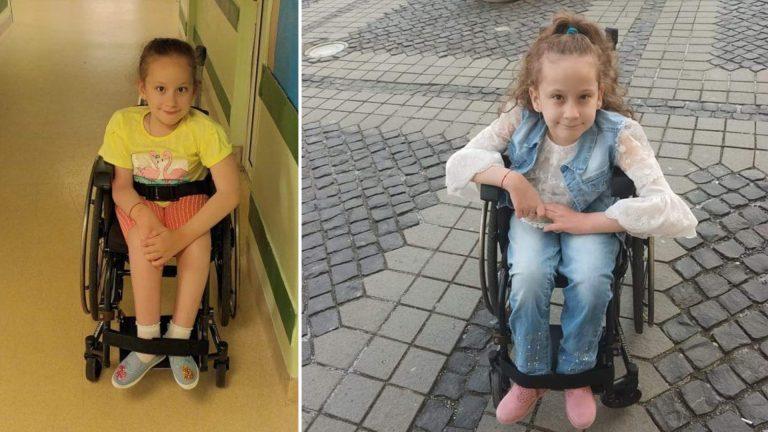 DONEAZĂ ACUM, salvează o viață! La doar 12 ani, Daria este țintuită într-un scaun cu rotile. Dacă nu e supusă urgent unei operații, nu va mai putea respira