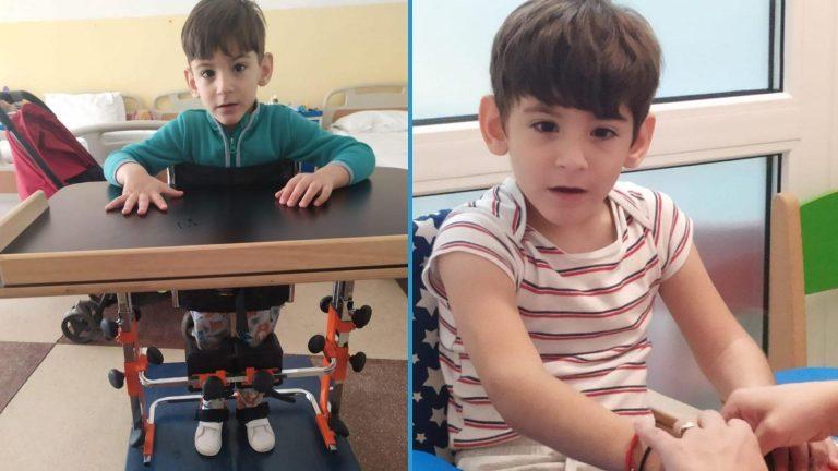 Donează ACUM, salvează o viață! La doar 7 anișori, David are nevoie de tine pentru un transplant salvator. Copilărie trăită în crize repetate