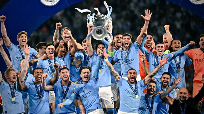 TRIPLĂ ISTORICĂ! Cum a reușit Manchester City să facă istorie după ce a câștigat Liga Campionilor TRIPLĂ ISTORICĂ! Cum a reușit Manchester City să facă istorie după ce a câștigat Liga Campionilor. Foto: Twitter