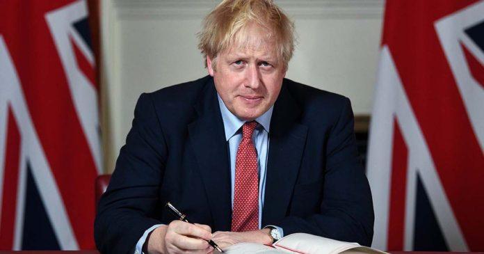 Fostul premier britanic, Boris Johnson, acuzat că a mințit Parlamentul cu privire la afacerea Partygate Fostul premier britanic, Boris Johnson, acuzat că a mințit Parlamentul cu privire la afacerea Partygate. Foto: Tw/@GatesheadLad23