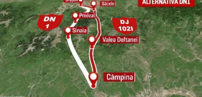Ministrul Dezvoltării, Adrian Veştea ”Construim o alternativă la DN 1”. Brașovul va avea un nou drum care îl va lega de Valea Doftanei. Foto: TW/@StireaZileiUK