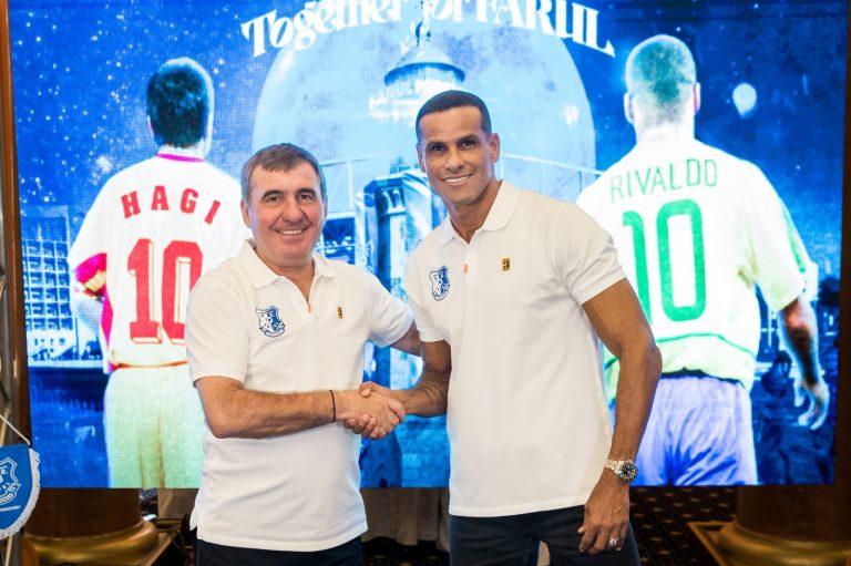 VIDEO. Legenda vie, Rivaldo, devine acționar la Farul Constanța! Mișcare fără precedent pentru Gică Hagi și echipa sa