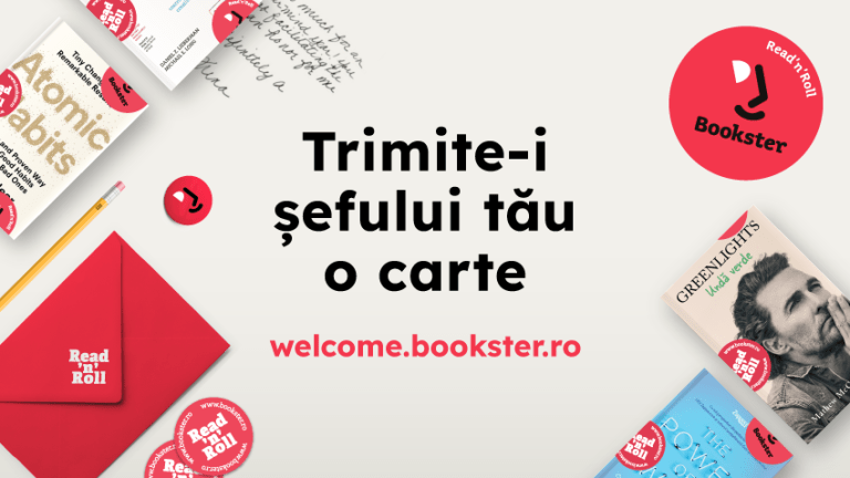 Bookster lansează campania „Trimite-i șefului tău o carte” pentru angajații care nu au Bookster în companie (Ad)