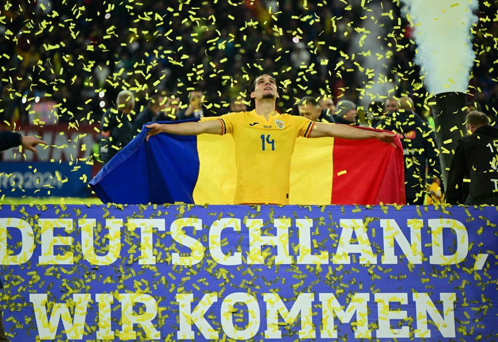 Naționala de fotbal a României și-a aflat grupa la EURO 2024. Programul partidelor. (Photo by Daniel MIHAILESCU / AFP) (Photo by DANIEL MIHAILESCU/AFP via Getty Images)
