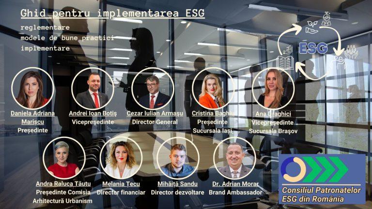 SPECIAL. Ghid pentru implementarea ESG: Consiliul Patronatelor ESG din România invită toate părțile interesate la elaborare