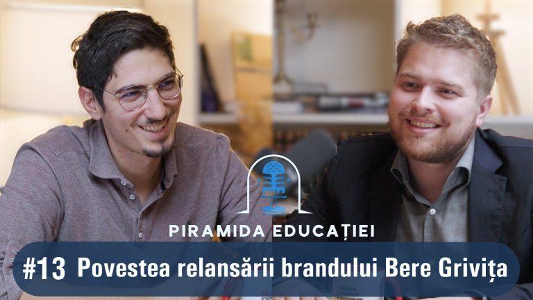VIDEO EXCLUSIV. Povestea relansării brandului Bere Grivița. Mihai Sandu, ”unu la unu” cu Matei Lucescu, antreprenorul din spatele Fabricii Grivița | Piramida Educației