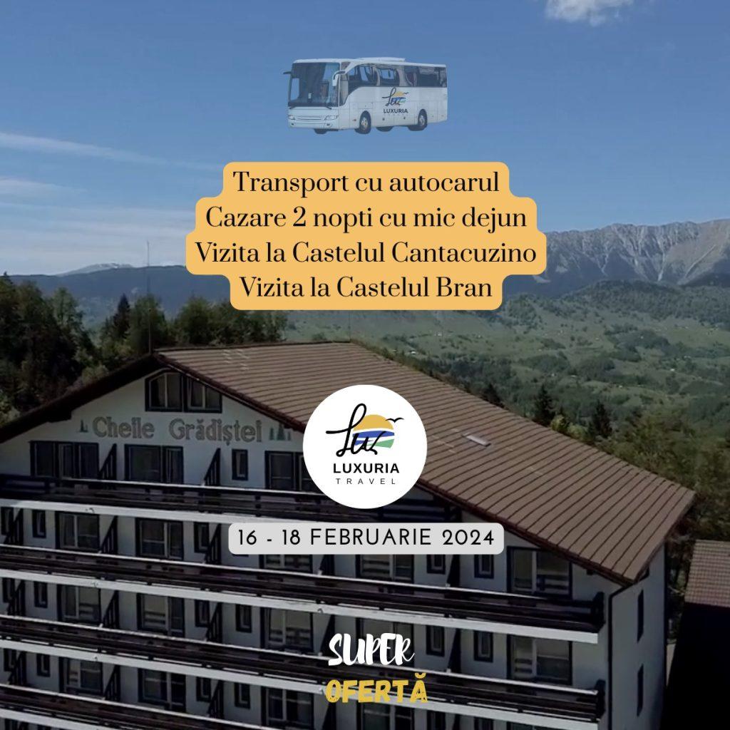 Petreceți un weekend de Valentine's Day la înălțime în Cheile Grădiștei – O aventură romantica și plină de aventură (Adv)