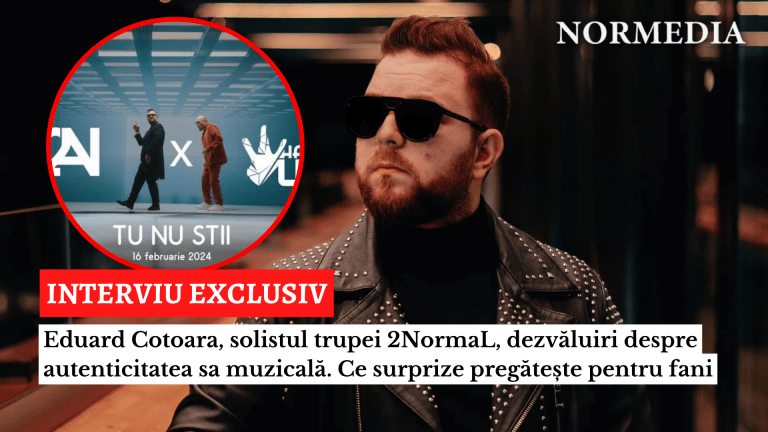 INTERVIU EXCLUSIV. Eduard Cotoara, solistul trupei 2NormaL, dezvăluiri despre autenticitatea sa muzicală. Ce surprize pregătește pentru fani