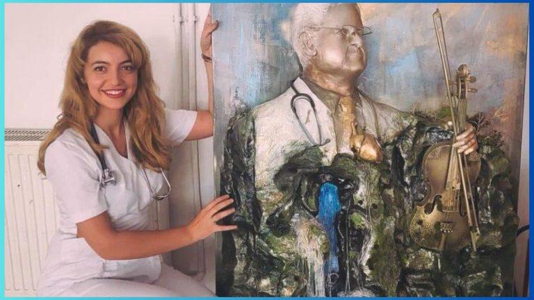 Rebeca Dumitru, între medicină și artă: Vernisajul expoziției ,,Interpretări de adevăr’’ (Adv)