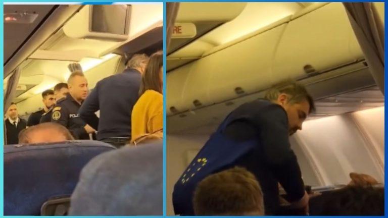 VIDEO. Diplomat român, dat jos dintr-un avion ce trebuia să decoleze! A fost acuzat ar fi furat ceasul unei femei