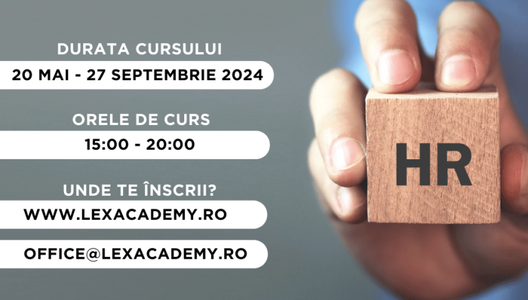 Cum te poate ajuta LexAcademy să cunoști legislația în Resurse Umane în numai 4 Luni (Adv)