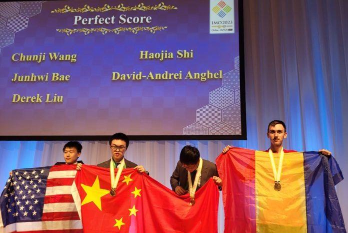 David-Andrei Anghel, elevul-vedetă Medalie de aur la Olimpiada Națională de Matematică. Foto: FB