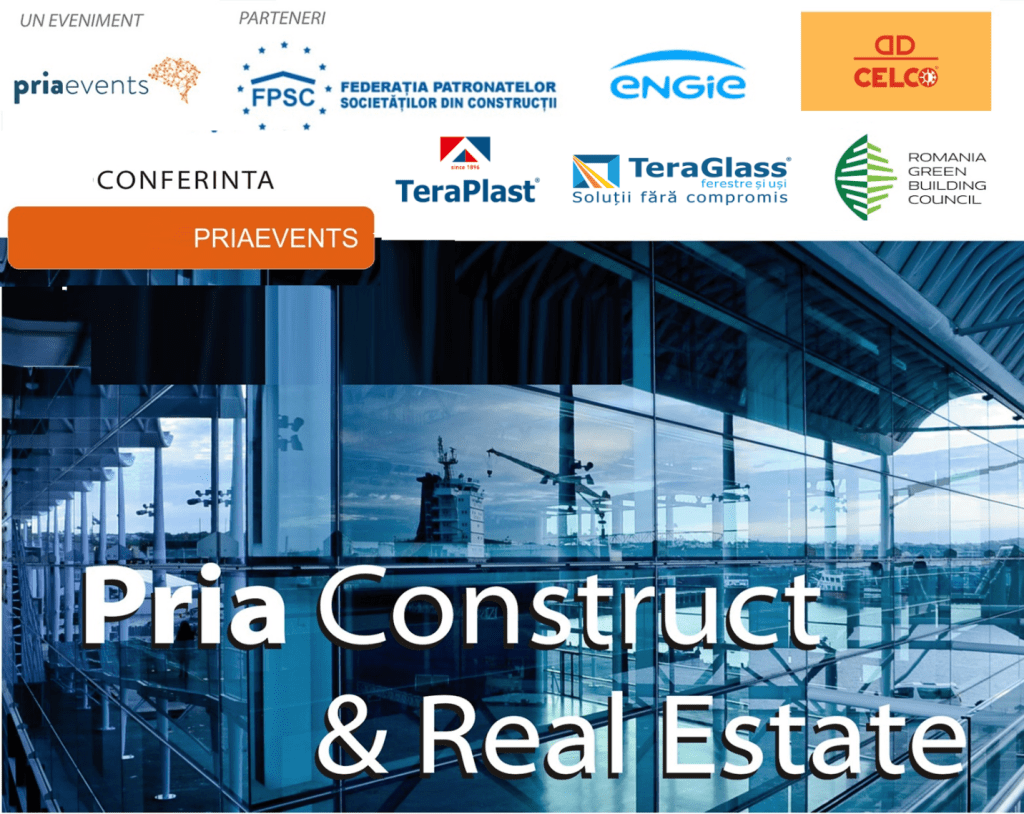 PPRIAevents vă invită la conferința PRIA CONSTRUCT&REAL ESTATE de pe 23 aprilie - eveniment de referință care tratează cele mai importante teme pentru Sectorul construcțiilor 2024 (Adv)