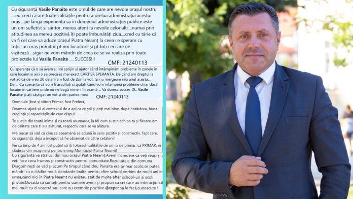 Susținerea publică pentru candidatul Vasile Panaite la Primăria Piatra-Neamț (P) Susținerea publică pentru candidatul Vasile Panaite la Primăria Piatra-Neamț (P)