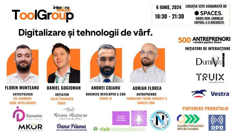 ToolGroup 06 Iunie aduce împreună antreprenori și tineri, pentru a genera încredere în interacțiune (Adv)