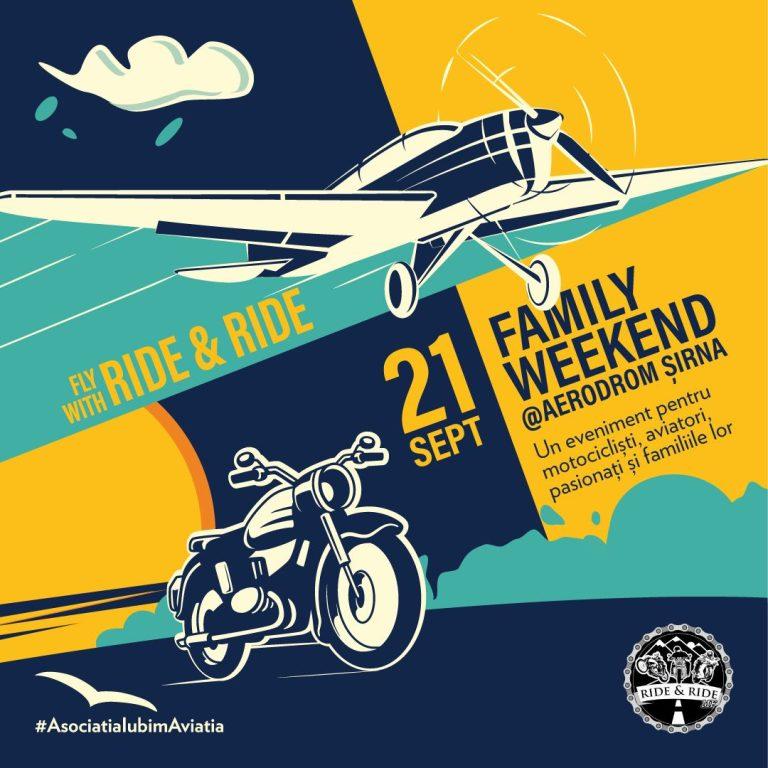 Fly with Ride & Ride: Un weekend de familie la Aerodromul Șirna (Adv)