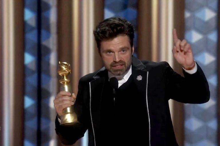 Sebastian Stan câștigă Globul de Aur pentru „A Different Man”: „Acest premiu e pentru mama mea!”