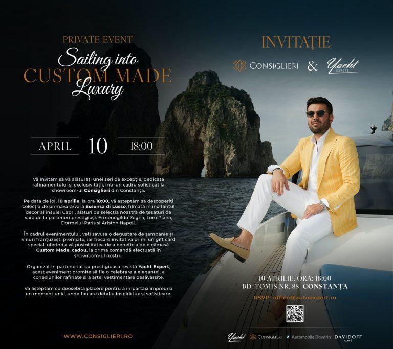 Constanța devine scena exclusivității: „Sailing into Custom Made Luxury” (Adv)