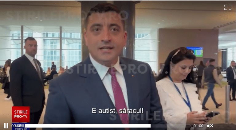 George Simion, derapajul incredibil la adresa contracandidatului Nicușor Dan: „E autist, săracu’!”