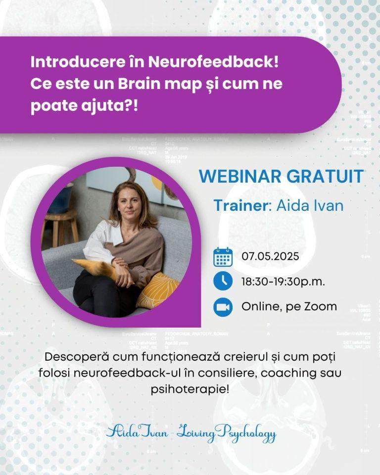 Descoperă cum îți poți îmbunătăți viața cu Brain Mapping și Neurofeedback: Participă la webinarul GRATUIT (Adv)